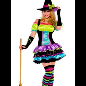 Women costume Neon witch